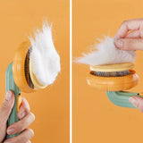 Pet Self Cleaning Slicker Pumpkin Brush Pets Grooming Tool_10