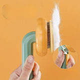 Pet Self Cleaning Slicker Pumpkin Brush Pets Grooming Tool_11