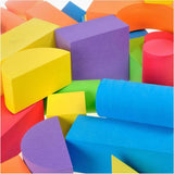 54 Pcs Soft Colorful Foam Building Blocks for Kids Playing Indoor Outdoor_3