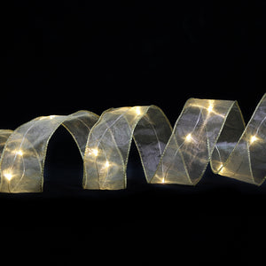 LED Decorative Christmas Ribbon Lights-Battery Operated_0