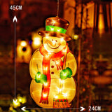 Christmas Window Lights Decorations with Suction Cup Party Indoor Décor - Battery Powered_15