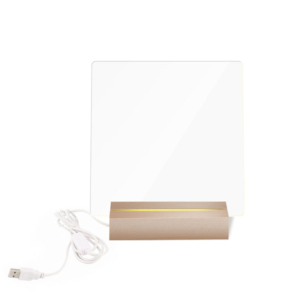 Luminous LED Acrylic Writing Note Board-USB Plugged-in_0