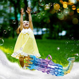 Automatic Gatling Bubble Gun Kids Toys Soap Water Bubble Machine-Battery Operated_5