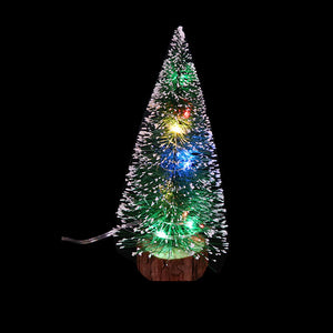 Holiday Mini Christmas Tree Tabletop Decor-Battery Operated_0