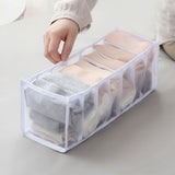 7 Grids Mesh Foldable Clothes Storage and Drawer Organizer_9