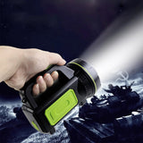 USB Charging LED Searchlight Spotlight Hand Torch Work Lamp_11