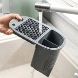 Multipurpose Universal Kitchen Knife Holder with Water Drainage_6