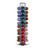360° Rotating 40 Capsules Coffee Pod Holder Tower Stand Rack_0