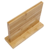 Bamboo Magnetic Kitchen Knife Rack Cutlery Storage Holder Block_3