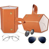 Foldable Sunglasses Organizer Case with 5 Slots Travel Glasses Box_10