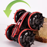 2.4GHz Dual RC Amphibious Stunt Car & Watch Gesture Sensor RC Boat Toy - USB Rechargeable_9