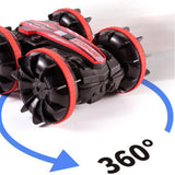 2.4GHz Dual RC Amphibious Stunt Car & Watch Gesture Sensor RC Boat Toy - USB Rechargeable_8