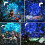 3 In 1 LED Galaxy Starry Night Light Projector 3D Ocean Star Sky Party Lamp-USB Plugged-in_5