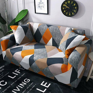 2 Seater Sofa Stretchable Non-Slip Flexible Spandex Protector_0