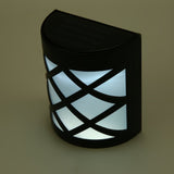 6 LED Outdoor Solar Wall Lights Garden Step Bright Light_9