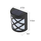 6 LED Outdoor Solar Wall Lights Garden Step Bright Light_12