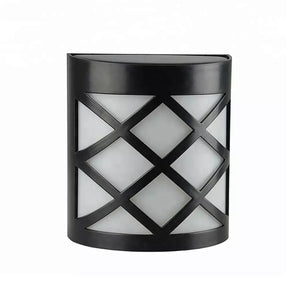6 LED Outdoor Solar Wall Lights Garden Step Bright Light_4