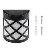 6 LED Outdoor Solar Wall Lights Garden Step Bright Light_8