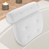 3D Mesh Bath Pillow Spa Breathable Neck Back Support Cushion_6