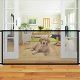 Dog Gate Barrier Mesh Safe Pet Safety Enclosure Anywhere Magic Guard Install_11