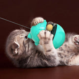 Cat Treat Dispenser Toy Ball Kitten Self Play Interactive Tumbler Toy_4