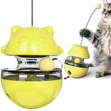 Cat Treat Dispenser Toy Ball Kitten Self Play Interactive Tumbler Toy_14