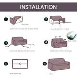 2 Seater Sofa Stretchable Non-Slip Flexible Spandex Protector_9