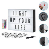 Cinema Lightbox Color Changing Light Up Massage Board with 90 Letters & Symbols - USB Rechargeable_4