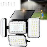 4 Head Solar Powered Motion Sensor Outdoor Flood Lamp_5