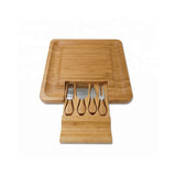 Bamboo Cheese Board Wooden Serving and Chopping Board_12