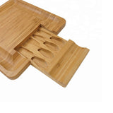 Bamboo Cheese Board Wooden Serving and Chopping Board_14
