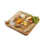 Bamboo Cheese Board Wooden Serving and Chopping Board_5