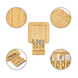 Bamboo Cheese Board Wooden Serving and Chopping Board_7