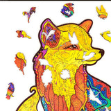 Colorful Mysterious Animal Wooden Toy Jigsaw Puzzle for Kids_3
