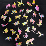 Colorful Mysterious Animal Wooden Toy Jigsaw Puzzle for Kids_6