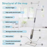 360° Swivel Cleaning Mop Microfiber Flat Spraying Mop_6