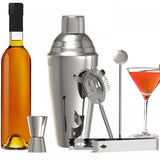 Stainless Steel Cocktail Shaker Set Bartending Drink Mixer_5