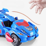 2 IN 1 Automatic Transforming Dinosaur Toy Car with LED Light and Music- Battery Operated_8
