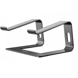 Portable Aluminium Laptop Stand Tray Cooling Riser Holder For 10-17" in MacBook_0