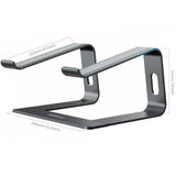 Portable Aluminium Laptop Stand Tray Cooling Riser Holder For 10-17" in MacBook_4