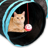 Pet Foldable Funny Exercise 4-Way Tunnel Play Toy_8