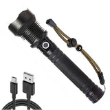 Super Bright Waterproof LED Flashlight 90000 High Lumens - USB Rechargeable_0