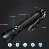 Super Bright Waterproof LED Flashlight 90000 High Lumens - USB Rechargeable_11