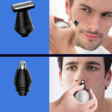USB Rechargeable 7 Floating Heads Electric Shaver for Men_11