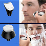 USB Rechargeable 7 Floating Heads Electric Shaver for Men_12