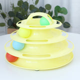 3 Levels Interactive Cat Turntable and Track Ball Training Toy_17