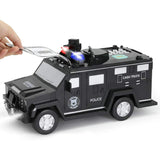 Armored Car Money Piggy Bank with Light for Kids - USB Rechargeable_3