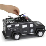 Armored Car Money Piggy Bank with Light for Kids - USB Rechargeable_4