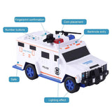 Armored Car Money Piggy Bank with Light for Kids - USB Rechargeable_7