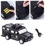 Armored Car Money Piggy Bank with Light for Kids - USB Rechargeable_8